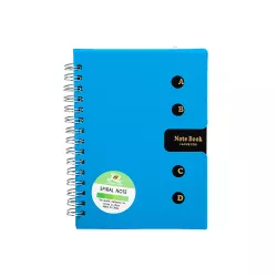 Bloknot spirallı 80 vərəq A6-ABC