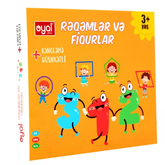 Rəqəmlər və Fiqurlar (rəngləmə+hüsnxətli)