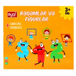 Rəqəmlər və Fiqurlar (rəngləmə+hüsnxətli)