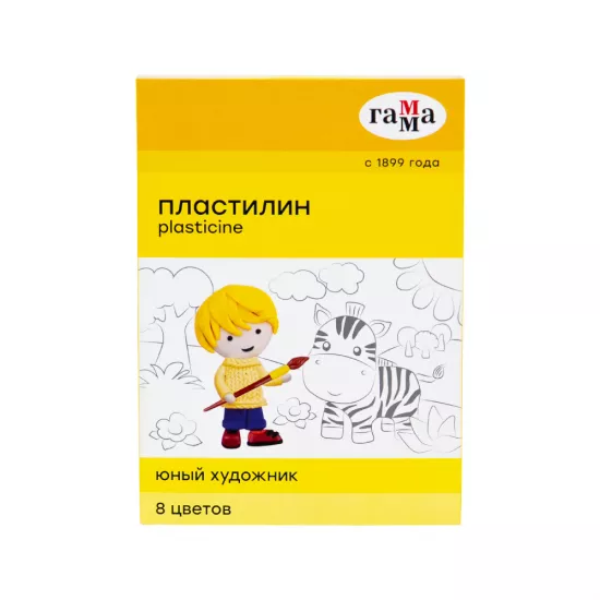 Plastilin 8 rəng 280043 Yunıy Xudojnik