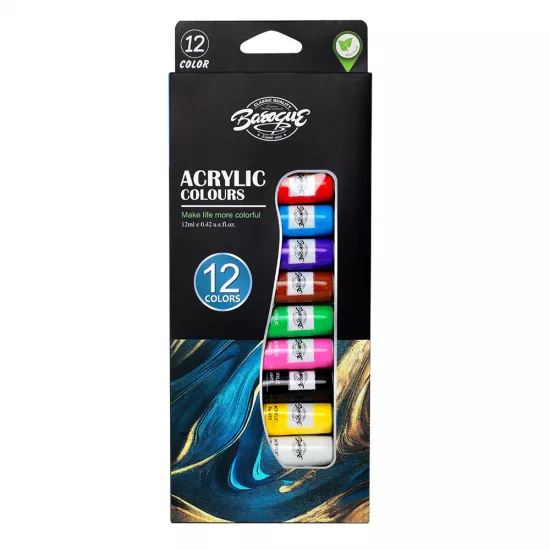 Boya Akril W1220(A) 12 rəng
