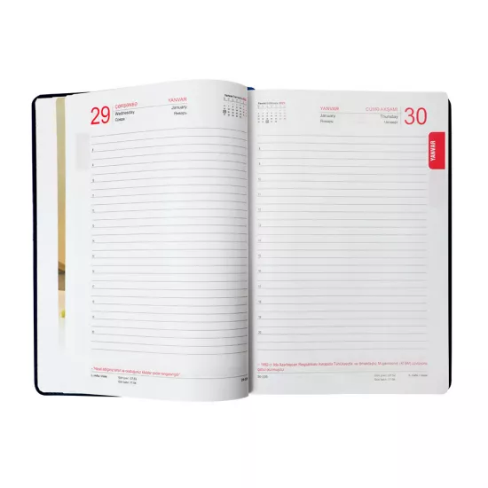 Ajanda B5 2025 boz (17*24)