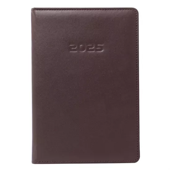 Ajanda A5 2025 qəhvəyi (15*22)