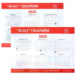 Təqvim A5 2025 (İZƏ)