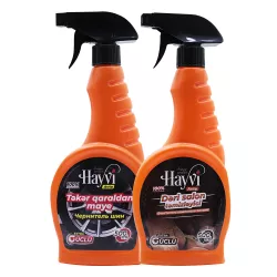 Təkər qaraldan maye + Dəri salon təmizləyici (Super təklif)