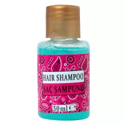 Saç şampunu 30 ml Mentol otel üçün (Hayvi)