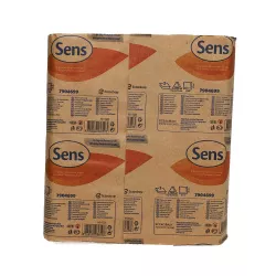 Salfet Dispenser Dəsmalı Z-qatlama 2 qat 200 əd (19*21sm) (Sens)