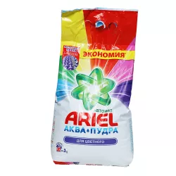 Yuyucu toz Ariel 3kq automat rəngli