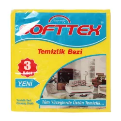 Təmizlik bezi 3 ədədli Softex yeni (u)