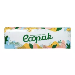 Salfet 3-lü 24x24 240 ədədli Ecopak bəzəkli