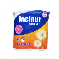 Salfet tualet 2 qat 4lü(13 metr 132 ədəd) İncinur