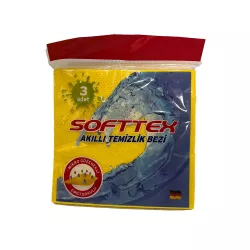 Softtex 3-lü bez sarı