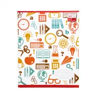 Dəftər B5 60 vərəq dama 65 qr premium