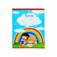 Dəftər 12 vərəq rəngli dama printo