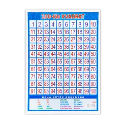 100-lük kvadrat A4(210x297)