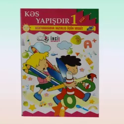 K.Kəs yapışdır 1 məktəbəqədər vəsait 3+ Yaş (Hədəf)