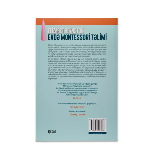 K.Evdə Montessori Təlimi (Elizabet Heynstok)