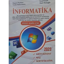 K.İnformatika Test Toplusu (2023)
