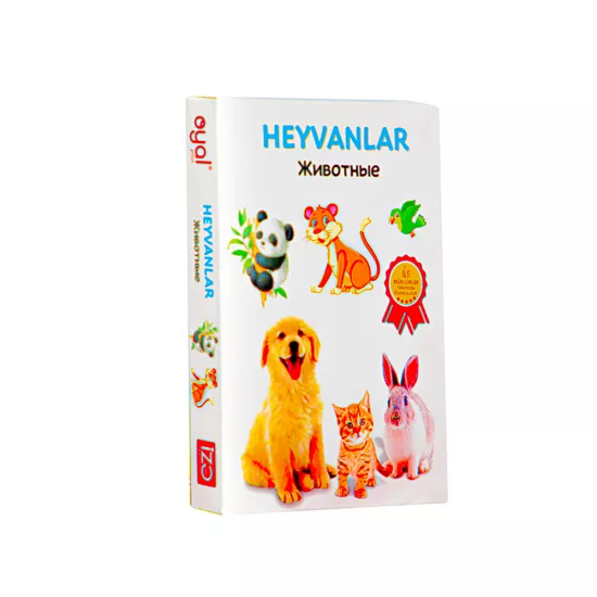 Şəkilli Kart Heyvanlar(Jivotnıe)