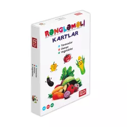 Şəkilli Rəngləməli Kartlar Tərəvəzlər (İZƏ)