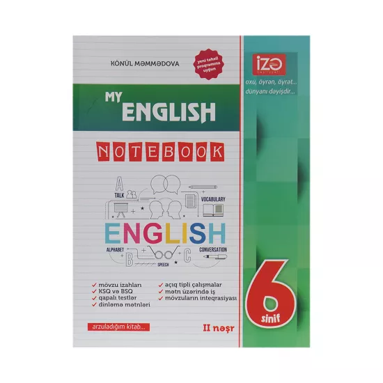 My English Notebook 6-cı sinif (K.Məmmədova)