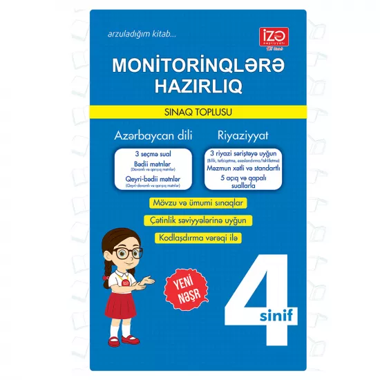 Monitorinqlərə Hazırlıq Sınaq Toplusu 4-cü sinif (İZƏ)