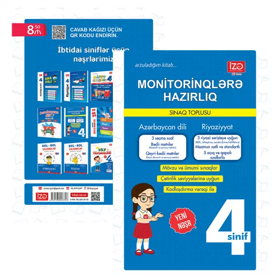 Monitorinqlərə Hazırlıq Sınaq Toplusu 4-cü sinif (İZƏ)