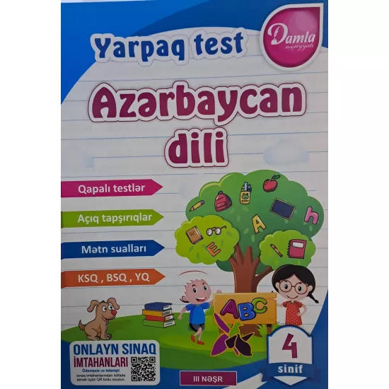 K.Azərbaycan dili yarpaq test 4-cü sinif (Damla)