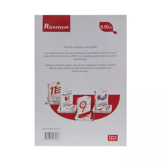 K.Riyaziyyat test toplusu 6-11s üçün I hissə (Edugrata)