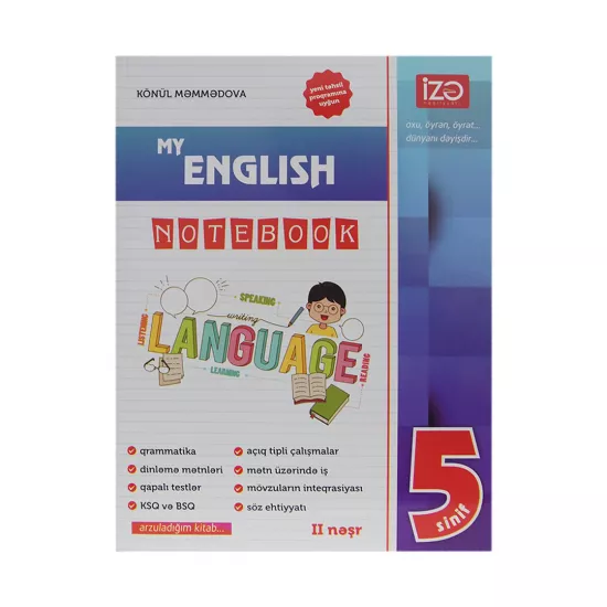 My Englısh Notebook 5-ci sinif (K.Məmmədova)