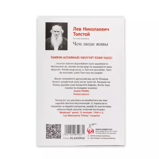 K.İnsan nə ilə yaşayır (Lev Tolstoy)(Qanun)