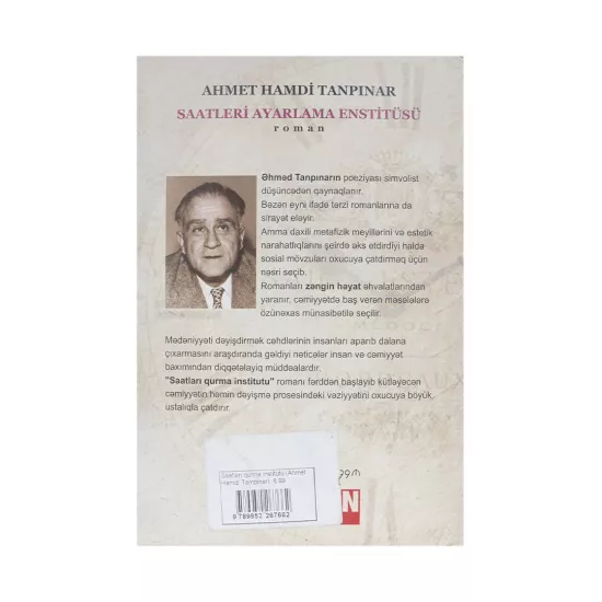 K.Saatları qurma institutu (Ahmet Hamdi Tanpınar)