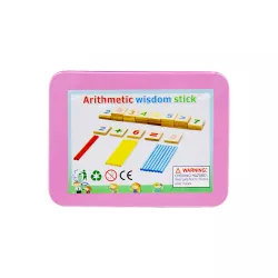 Oyuncaq 8908 Say çubuğu (Dəmir qabda)