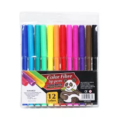 Flomaster T858-12 12 rəng (panda)