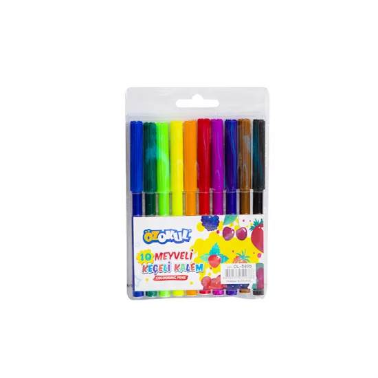 Flomaster OL-5895 10 rəng meyvəli