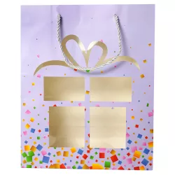 Hədiyyə paketi ipli EST-3303-1M (bənövşəyi)