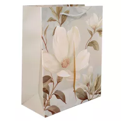 Hədiyyə paketi ipli EST-3187M (boz güllü)