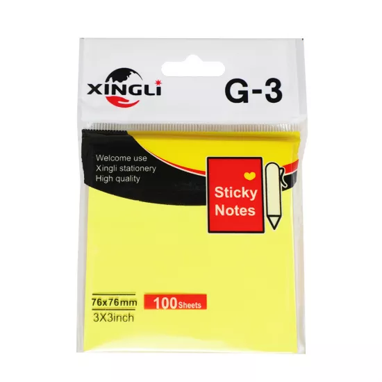 Qeyd kağızı notes G-3 (G-3Y) (76x76)