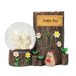 Suvenir işıqlı kürə + qələm qabı HS280