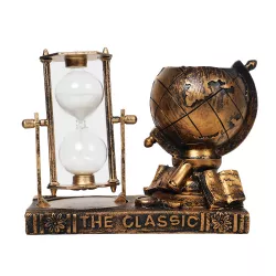 Suvenir qum saatı + qələm qabı HS1140