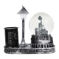 Suvenir işıqlı kürə + qələm qabı HS613