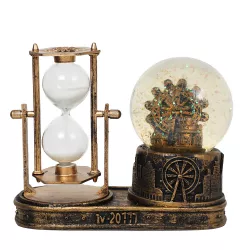 Suvenir qum saatı + işıqlı kürə HS605