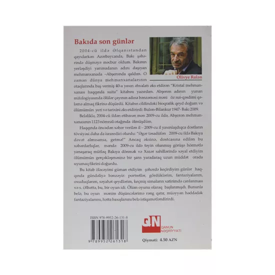 K.Bakıda son günlər (Olivye Rolen)