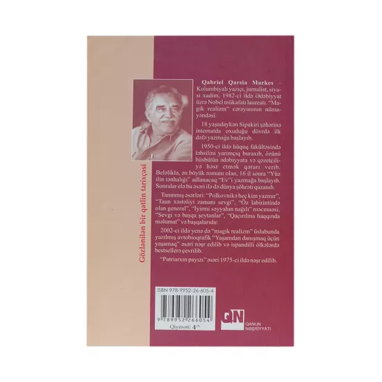 K.Gözlənilən bir qetlin tarixcəsi(Q.Q.Markes)