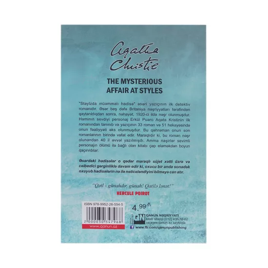 K.Staylzda müəmmalı hadisə (Aqata Kristi)