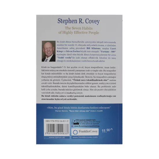 K.Yüksək effektli insanların 7 vərdişi (Stephen R.Covey)