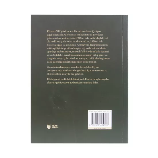 K.Azərbaycan mühacirəti tarixi (X.İbrahimli)