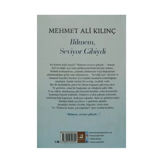 K.Bilmem seviyor gibiydi (M.A.Kılınc)