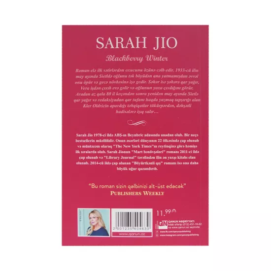 K.Böyürtkənli qış (Sarah Jio)