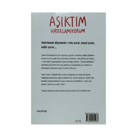 K.Aşıktım hatırlamıyorum (C.Yaman)